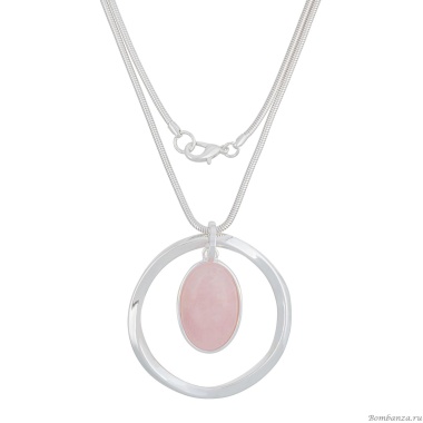 Колье Fiore Luna, ROSE QUARTZ
